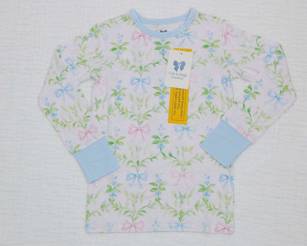 Garden Bows Girls Toddler Two-Piece Pajama Set