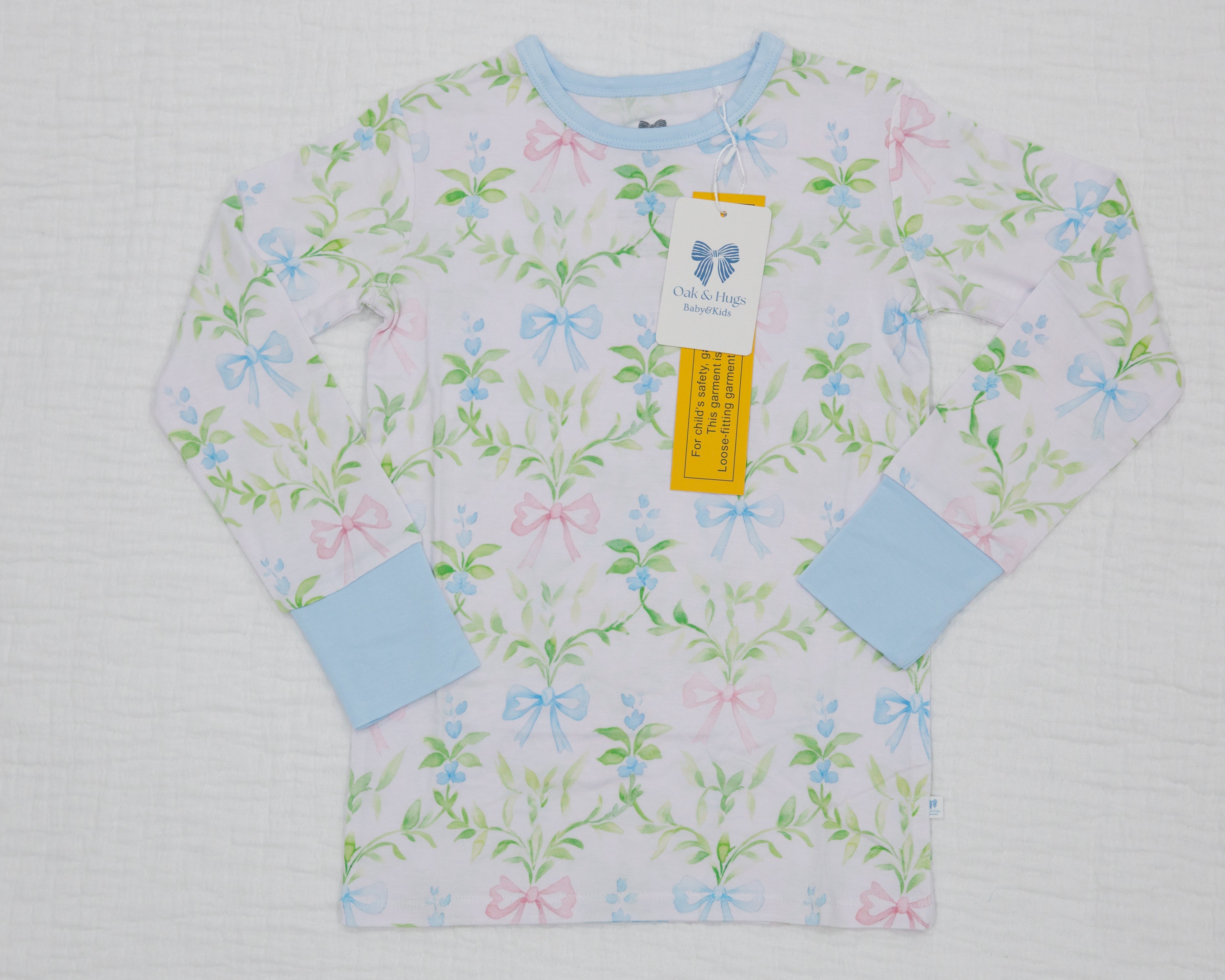 Garden Bows Girls Toddler Two-Piece Pajama Set