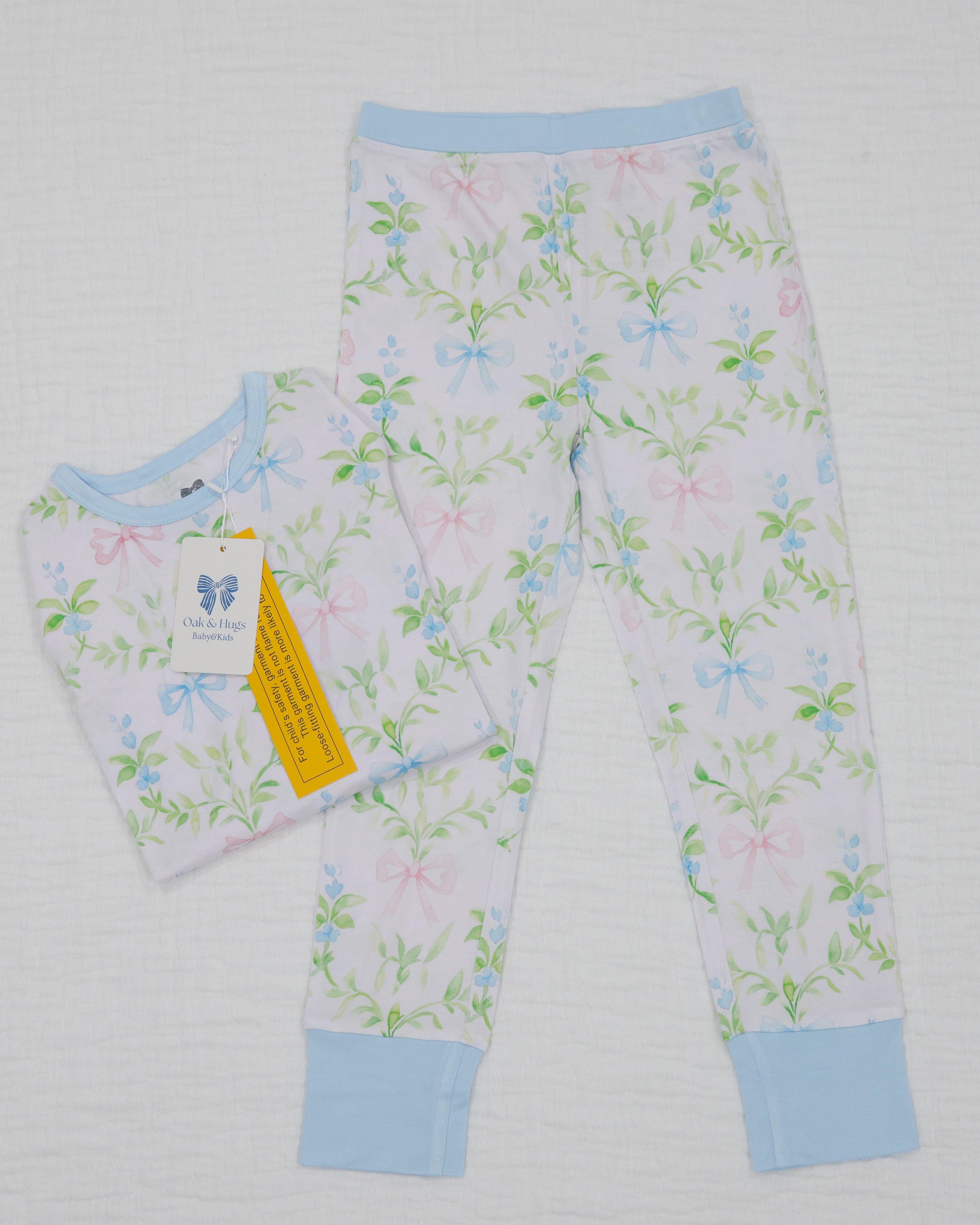 Garden Bows Girls Toddler Two-Piece Pajama Set