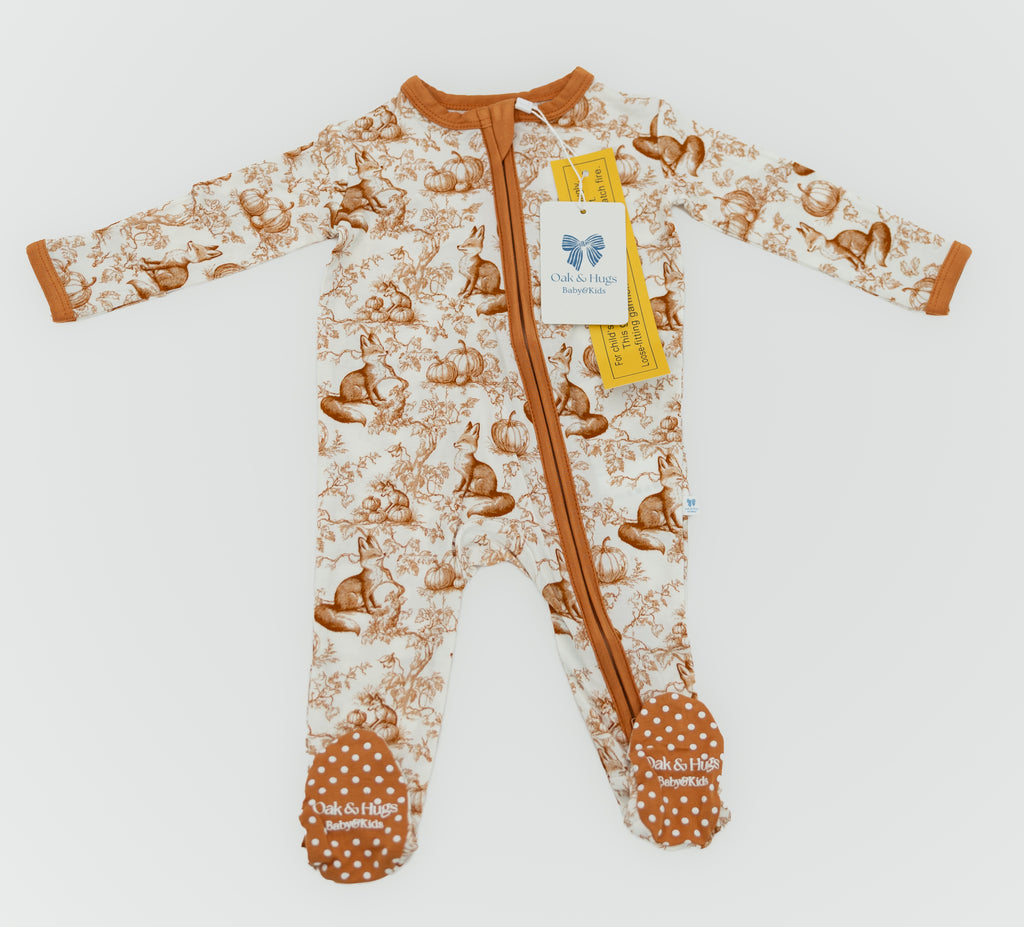 Fox & Fawn Baby Footie Pajama