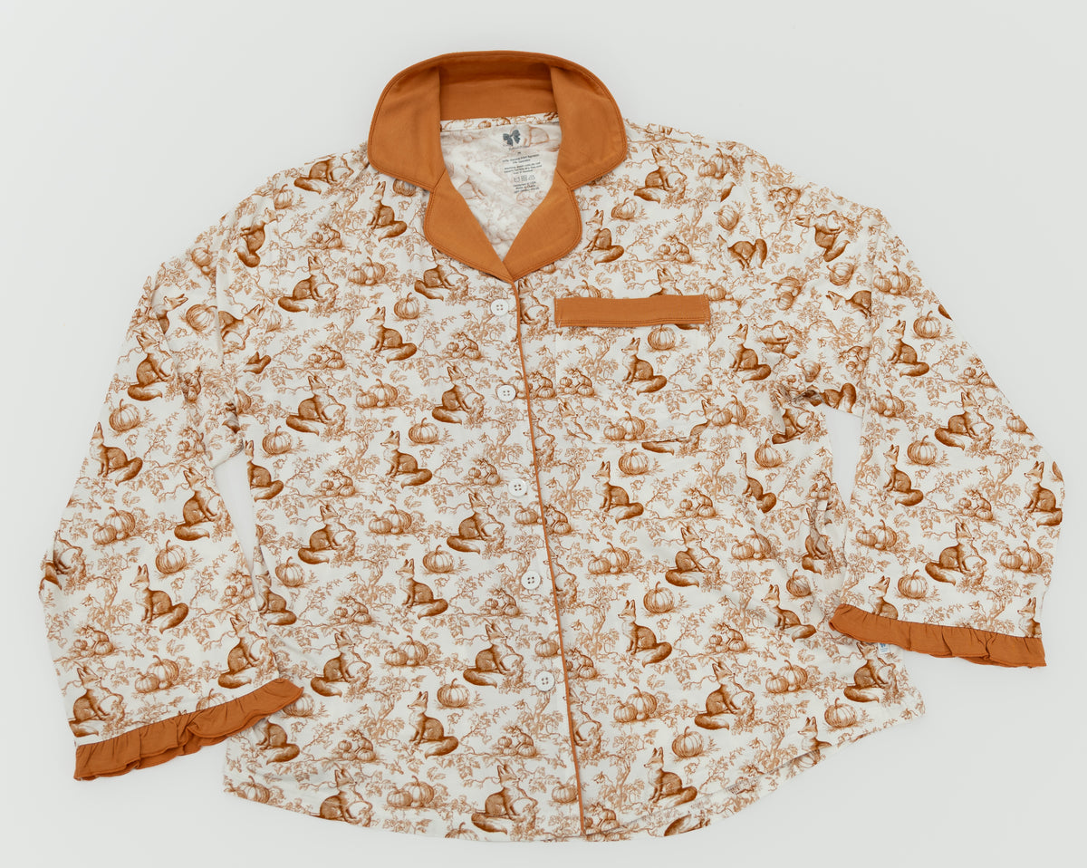 Fox & Fawn Women's Long Sleeve Pajama Set