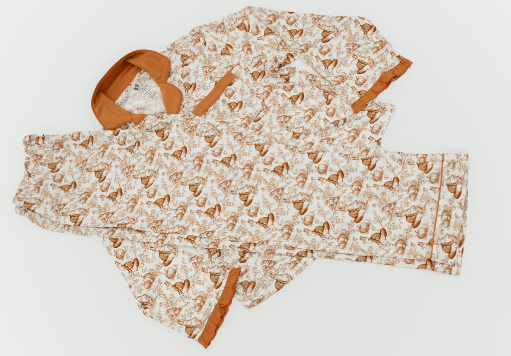 Fox & Fawn Women's Long Sleeve Pajama Set