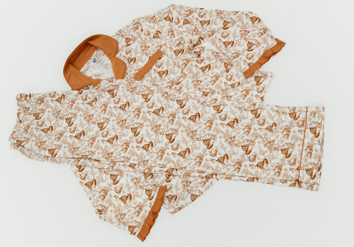 Fox & Fawn Women's Long Sleeve Pajama Set
