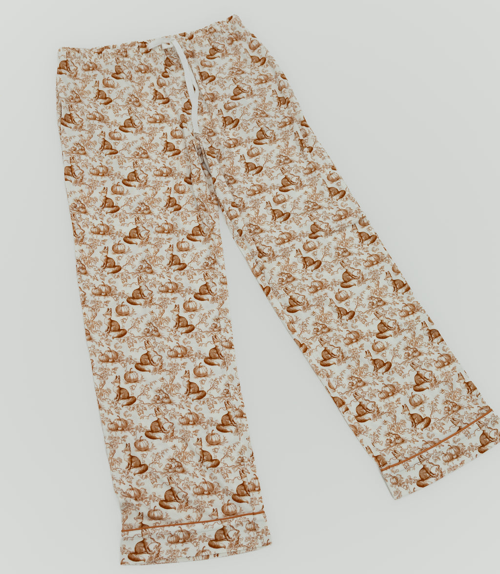 Fox & Fawn Women's Long Sleeve Pajama Set
