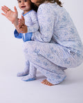 Bear Toile Baby Footie Pajama