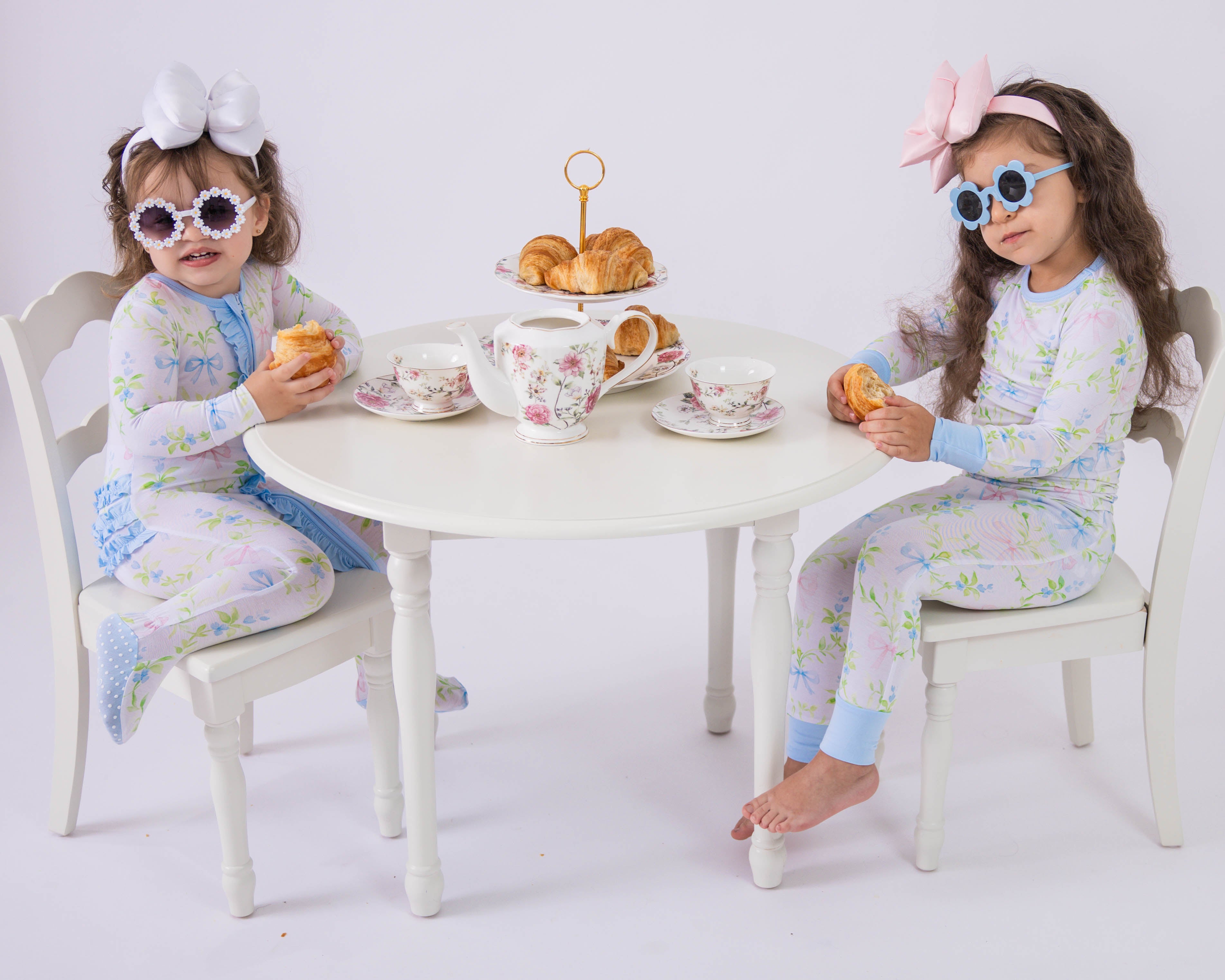 Garden Bows Girls Toddler Two-Piece Pajama Set