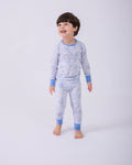 Bear Toile Toddler Two-Piece Pajama Set